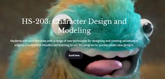 Houdini School HS 203 Character Design and Modeling