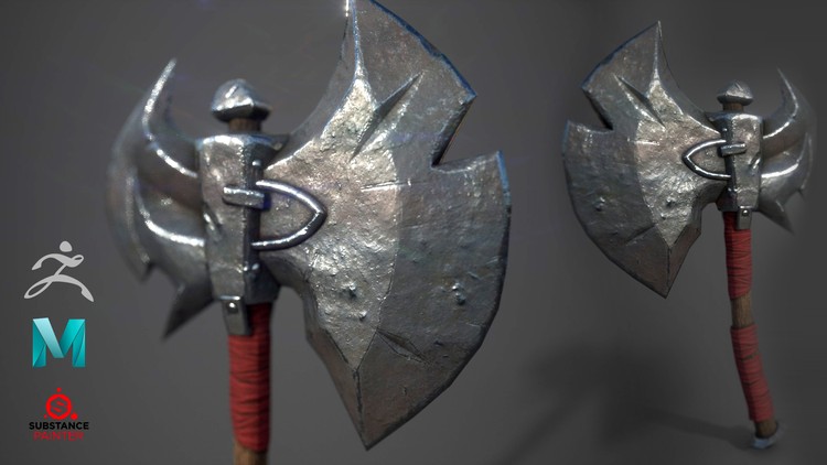 Weapon Modeling Texturing For Game for Absolute Beginners By Nalini Kanta Jena